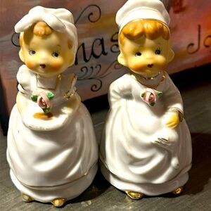 CHASE - PAIR COOK AND MAID BELL'S 1950's